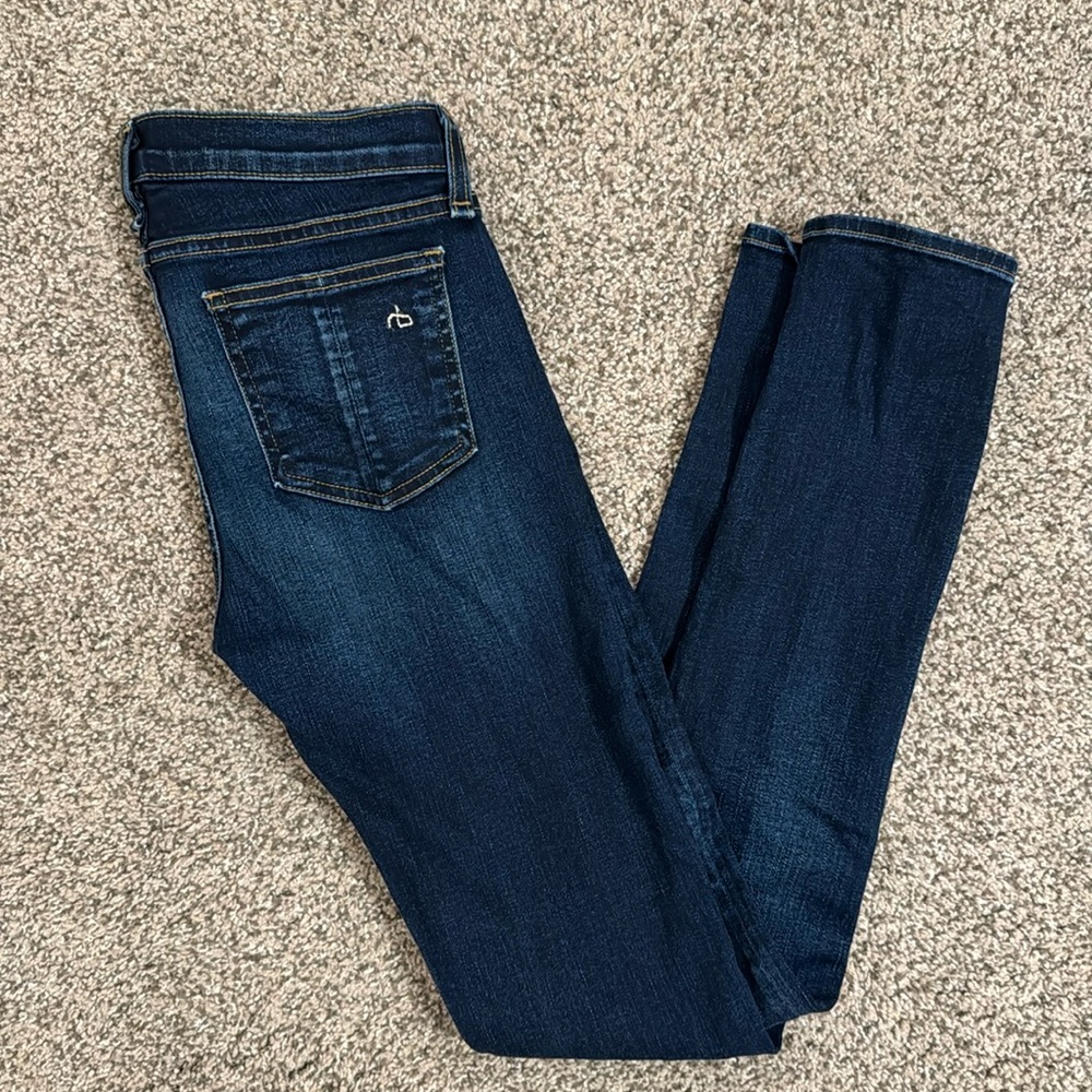 rag & bone low rise skinny jeans